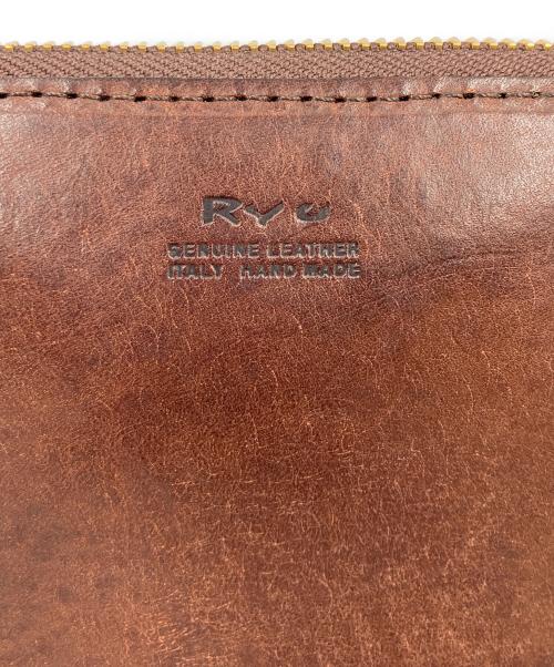 RYU（リュウ）RYU (リュウ) L字ファスナー財布 ブラウンの古着・服飾アイテム