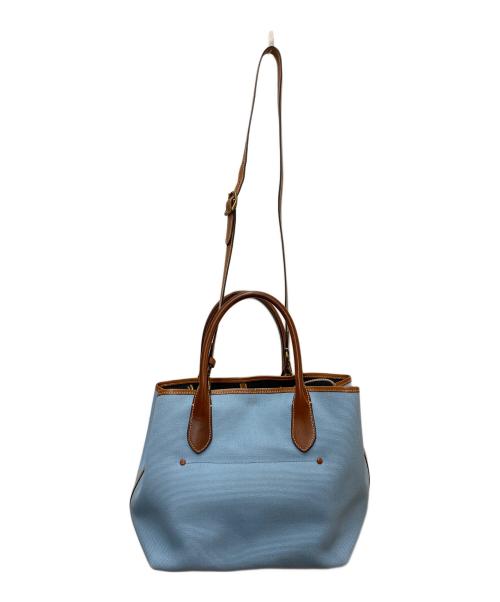 POLO RALPH LAUREN（ポロ・ラルフローレン）POLO RALPH LAUREN (ポロ・ラルフローレン) 2WAYトートバッグ スカイブルーの古着・服飾アイテム