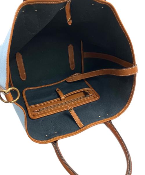 POLO RALPH LAUREN（ポロ・ラルフローレン）POLO RALPH LAUREN (ポロ・ラルフローレン) 2WAYトートバッグ スカイブルーの古着・服飾アイテム