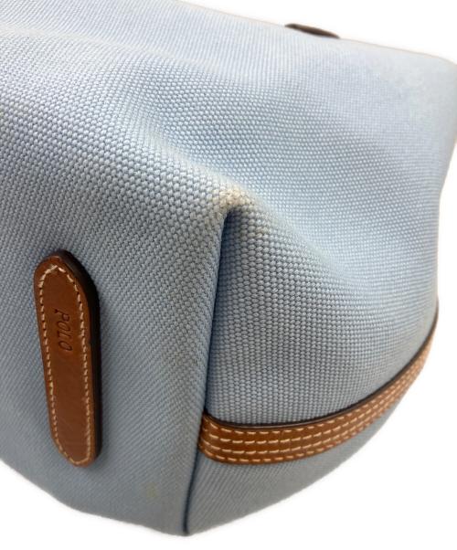 POLO RALPH LAUREN（ポロ・ラルフローレン）POLO RALPH LAUREN (ポロ・ラルフローレン) 2WAYトートバッグ スカイブルーの古着・服飾アイテム