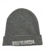 SUPREMEシュプリーム）の古着「ニット帽」｜ブラック×ホワイト