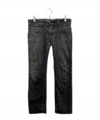 DOLCE & GABBANAドルチェ＆ガッバーナ）の古着「デニムパンツ」｜ブラック