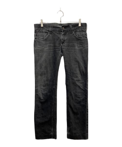 DOLCE & GABBANA（ドルチェ＆ガッバーナ）DOLCE & GABBANA (ドルチェ＆ガッバーナ) デニムパンツ ブラック サイズ:46の古着・服飾アイテム