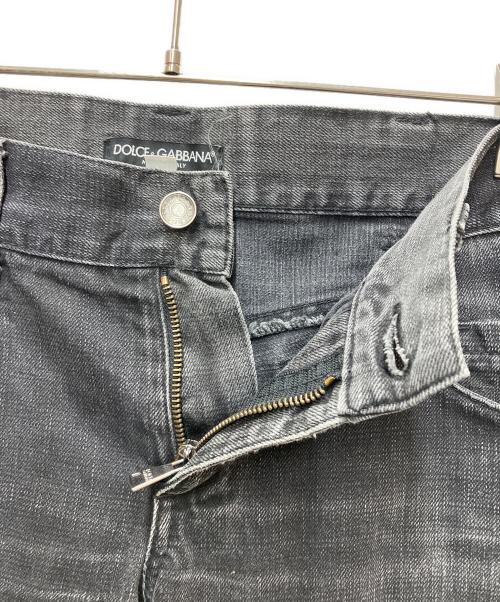 DOLCE & GABBANA（ドルチェ＆ガッバーナ）DOLCE & GABBANA (ドルチェ＆ガッバーナ) デニムパンツ ブラック サイズ:46の古着・服飾アイテム