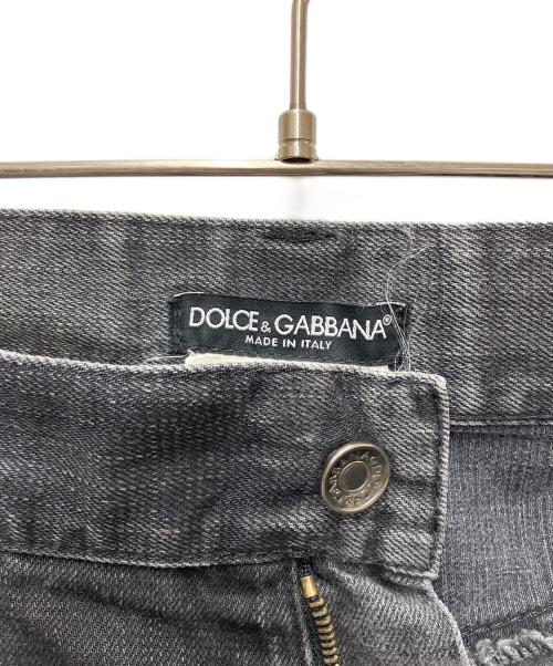 DOLCE & GABBANA（ドルチェ＆ガッバーナ）DOLCE & GABBANA (ドルチェ＆ガッバーナ) デニムパンツ ブラック サイズ:46の古着・服飾アイテム