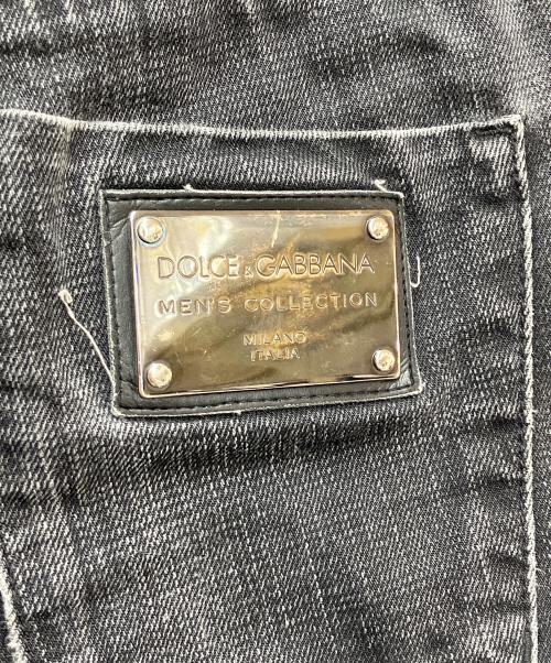 DOLCE & GABBANA（ドルチェ＆ガッバーナ）DOLCE & GABBANA (ドルチェ＆ガッバーナ) デニムパンツ ブラック サイズ:46の古着・服飾アイテム