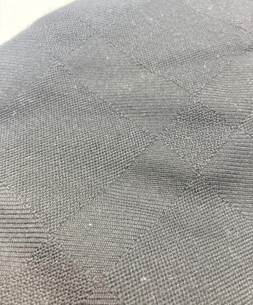 BLACK LABEL CRESTBRIDGE（ブラックレーベル クレストブリッジ）BLACK LABEL CRESTBRIDGE (ブラックレーベル クレストブリッジ) ウールマフラー ブラックの古着・服飾アイテム