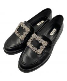 OHGA（オオガ）の古着「ビジューセットローファー」｜ブラック