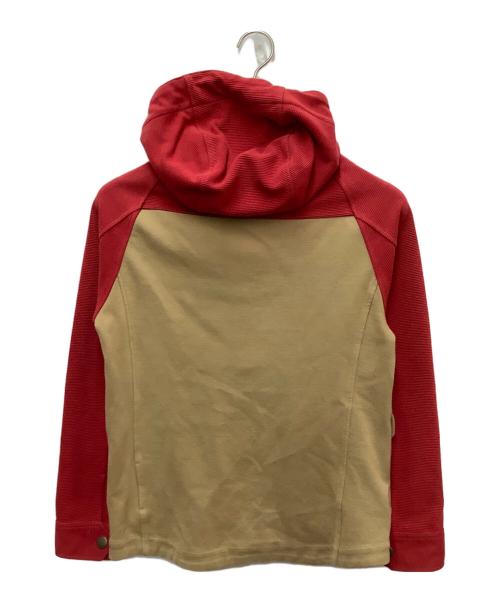 BURBERRY BLACK LABEL（バーバリーブラックレーベル）BURBERRY BLACK LABEL (バーバリーブラックレーベル) フーデッドジャケット レッド×ベージュ サイズ:2の古着・服飾アイテム