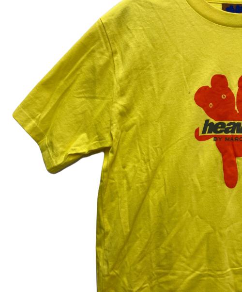 Heaven by Marc Jacobs（ヘブンバイマークジェイコブス）Heaven by Marc Jacobs (ヘブンバイマークジェイコブス) ヘブン ロゴ Tシャツ イエロー サイズ:Lの古着・服飾アイテム
