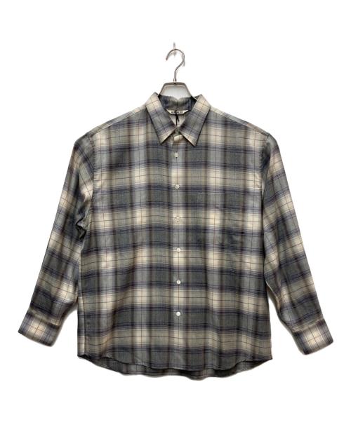 AURALEE（オーラリー）AURALEE (オーラリー) 長袖シャツ グレー サイズ:SIZE 5の古着・服飾アイテム