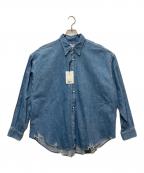 H BEAUTY&YOUTHエイチ ビューティー&ユース）の古着「長袖シャツ」｜ブルー