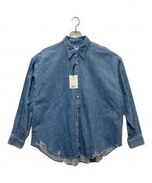 H BEAUTY&YOUTH（エイチ ビューティー&ユース）の古着「長袖シャツ」｜ブルー