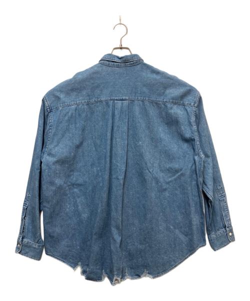 H BEAUTY&YOUTH（エイチ ビューティー&ユース）H BEAUTY&YOUTH (エイチ ビューティー&ユース) 長袖シャツ ブルー サイズ:SIZE Lの古着・服飾アイテム