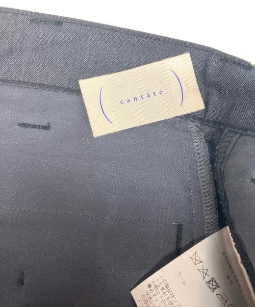 CANTATE（カンタータ）CANTATE (カンタータ) タックパンツ ブラック サイズ:SIZE30の古着・服飾アイテム