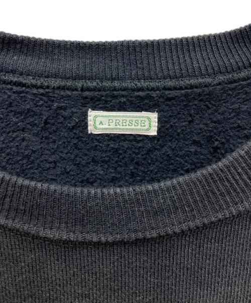 A.PRESSE（アプレッセ）A.PRESSE (アプレッセ) スウェット ブラック サイズ:SIZE 3の古着・服飾アイテム