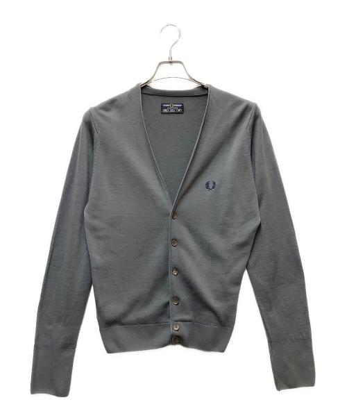FRED PERRY（フレッドペリー）FRED PERRY (フレッドペリー) 薄手カーディガン グレー サイズ:38の古着・服飾アイテム