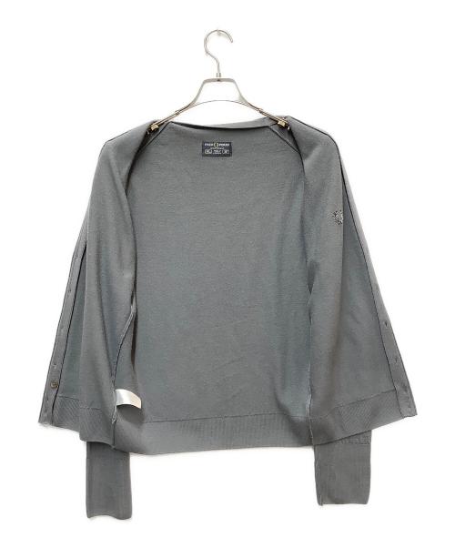 FRED PERRY（フレッドペリー）FRED PERRY (フレッドペリー) 薄手カーディガン グレー サイズ:38の古着・服飾アイテム