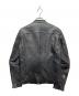 LIDnM (リドム) シングルライダースジャケット ブラック サイズ:S：8000円