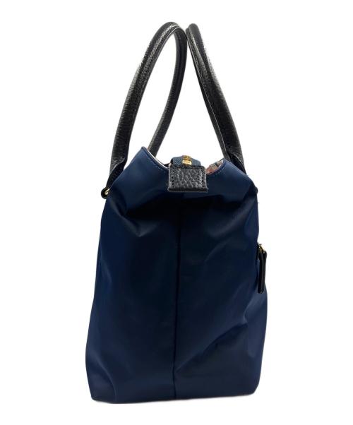 BLUE LABEL CRESTBRIDGE（ブルーレーベルクレストブリッジ）BLUE LABEL CRESTBRIDGE (ブルーレーベルクレストブリッジ) トートバッグ ブルーの古着・服飾アイテム