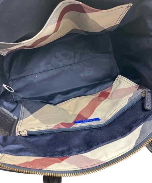 BLUE LABEL CRESTBRIDGE（ブルーレーベルクレストブリッジ）BLUE LABEL CRESTBRIDGE (ブルーレーベルクレストブリッジ) トートバッグ ブルーの古着・服飾アイテム