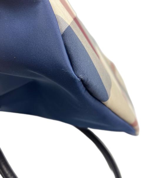 BLUE LABEL CRESTBRIDGE（ブルーレーベルクレストブリッジ）BLUE LABEL CRESTBRIDGE (ブルーレーベルクレストブリッジ) トートバッグ ブルーの古着・服飾アイテム