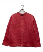 good onグッドオン）の古着「スウェットカーディガン」｜ピンク