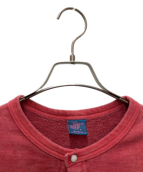 good on（グッドオン）good on (グッドオン) スウェットカーディガン ピンク サイズ:Mの古着・服飾アイテム