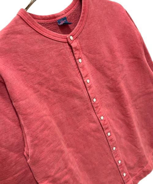 good on（グッドオン）good on (グッドオン) スウェットカーディガン ピンク サイズ:Mの古着・服飾アイテム