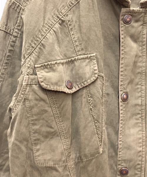 MARITHE+FRANCOIS GIRBAUD（マリテフランソワジルボー）MARITHE+FRANCOIS GIRBAUD (マリテフランソワジルボー) ミリタリージャケット カーキ サイズ:Mの古着・服飾アイテム