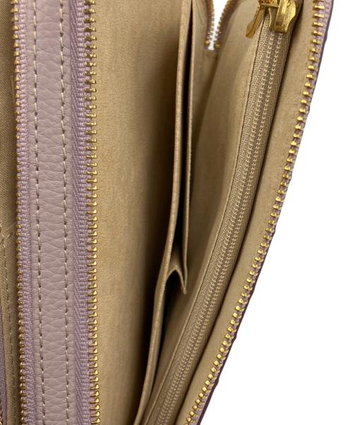 ATAO（アタオ）ATAO (アタオ) ショルダーウォレット ホワイト×パープルの古着・服飾アイテム