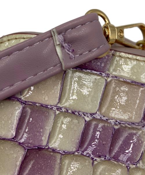 ATAO（アタオ）ATAO (アタオ) ショルダーウォレット ホワイト×パープルの古着・服飾アイテム