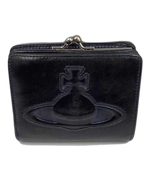 Vivienne Westwood（ヴィヴィアンウエストウッド）Vivienne Westwood (ヴィヴィアンウエストウッド) 2つ折り財布 パープルの古着・服飾アイテム