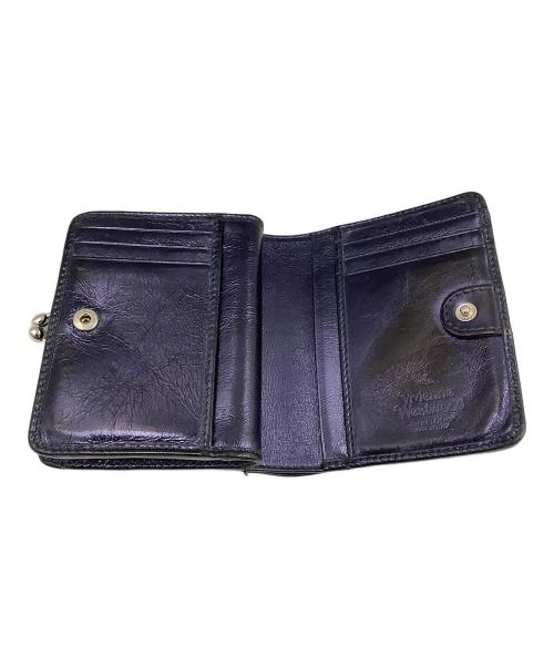 Vivienne Westwood（ヴィヴィアンウエストウッド）Vivienne Westwood (ヴィヴィアンウエストウッド) 2つ折り財布 パープルの古着・服飾アイテム