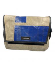 FREITAG（フライターグ）の古着「ショルダーバッグ」｜ベージュ×ブルー