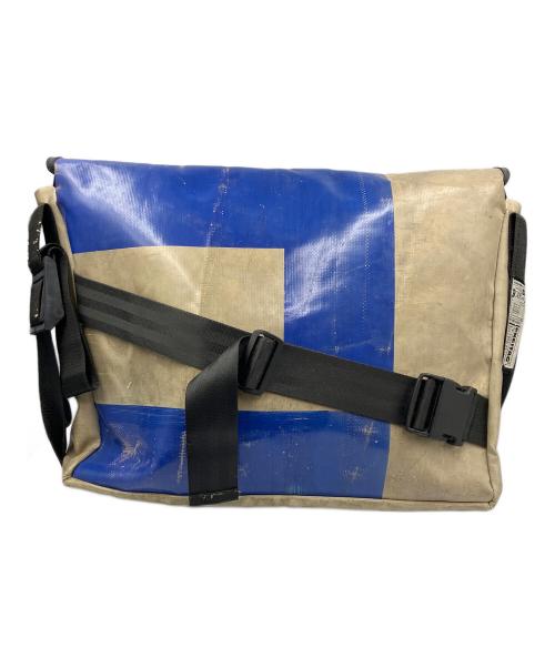FREITAG（フライターグ）FREITAG (フライターグ) ショルダーバッグ ベージュ×ブルーの古着・服飾アイテム