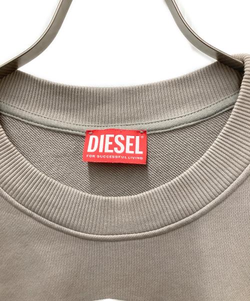 DIESEL（ディーゼル）DIESEL (ディーゼル) 半袖カットソー ベージュ サイズ:SIZE Sの古着・服飾アイテム