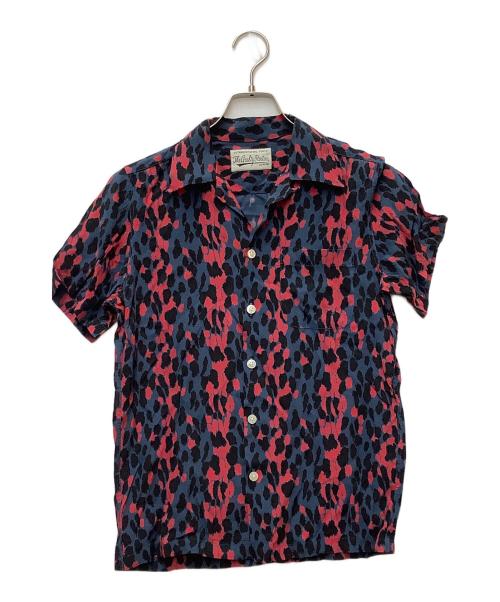 WACKO MARIA（ワコマリア）WACKO MARIA (ワコマリア) ハワイアンシャツ ネイビー×レッド サイズ:34の古着・服飾アイテム