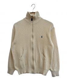 POLO RALPH LAUREN（ポロ・ラルフローレン）の古着「ニットジャケット」｜アイボリー