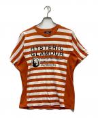 Hysteric Glamourヒステリックグラマー）の古着「半袖カットソー」｜オレンジ