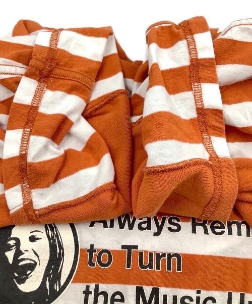 Hysteric Glamour（ヒステリックグラマー）Hysteric Glamour (ヒステリックグラマー) 半袖カットソー オレンジ サイズ:34の古着・服飾アイテム