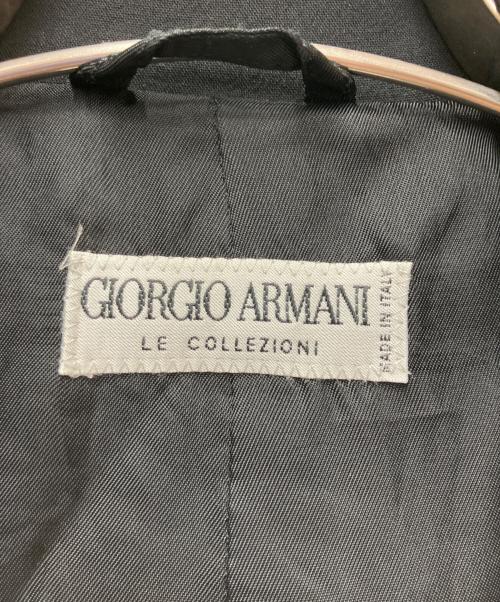 GIORGIO ARMANI（ジョルジョアルマーニ）GIORGIO ARMANI (ジョルジョアルマーニ) ブルゾン ブラック サイズ:SIZE 46の古着・服飾アイテム