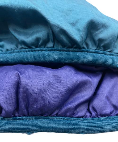 Patagonia（パタゴニア）Patagonia (パタゴニア) 中綿ベスト グリーン×パープル サイズ:38の古着・服飾アイテム