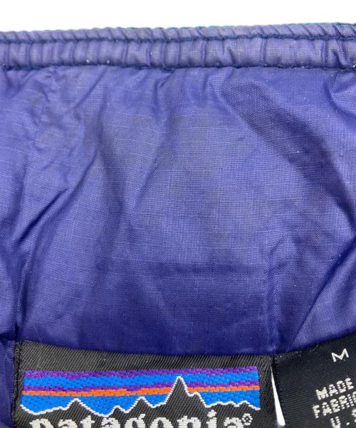Patagonia（パタゴニア）Patagonia (パタゴニア) 中綿ベスト グリーン×パープル サイズ:38の古着・服飾アイテム