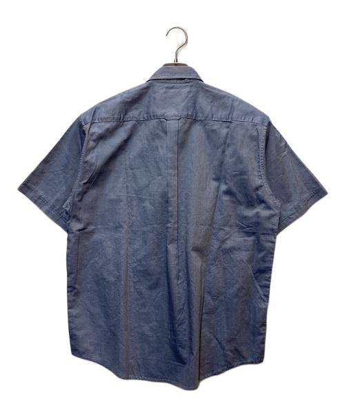 BLACK LABEL CRESTBRIDGE（ブラックレーベル クレストブリッジ）BLACK LABEL CRESTBRIDGE (ブラックレーベル クレストブリッジ) 半袖シャツ ネイビー サイズ:42の古着・服飾アイテム