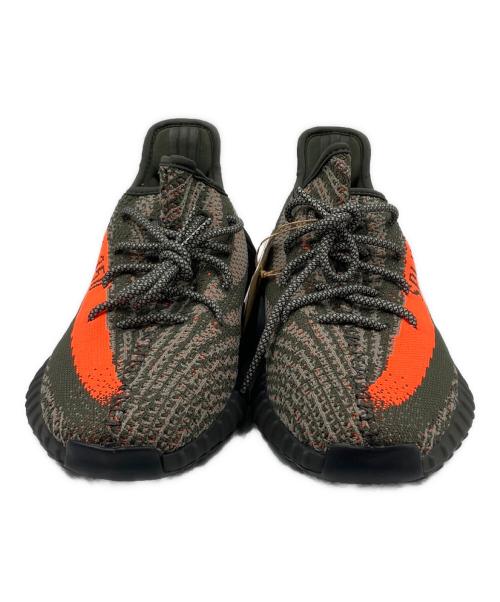adidas（アディダス）adidas (アディダス) スニーカー　YEEZY BOOST350V2（イージーブースト350V2） オリーブ×オレンジ サイズ:10.5 未使用品の古着・服飾アイテム