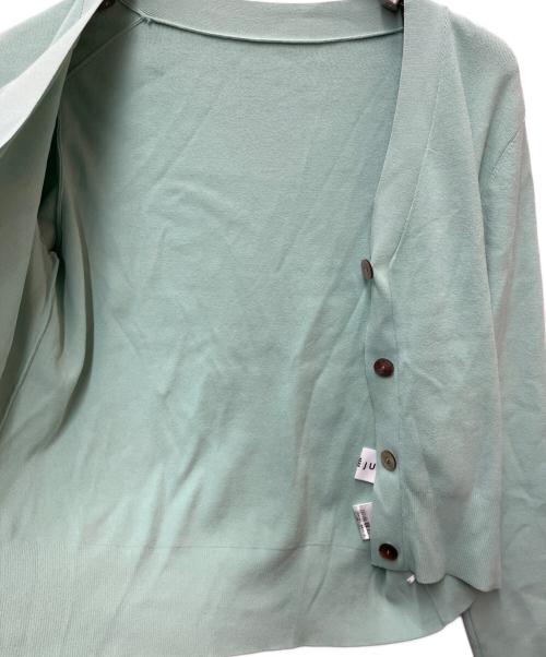 SOEJU（ソージュ）SOEJU (ソージュ) 薄手カーディガン グリーン サイズ:SIZE Freeの古着・服飾アイテム