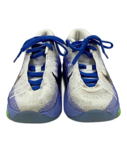 NIKE（ナイキ）NIKE (ナイキ) スニーカー　G.T. HUSTLE（G.T. ハッスル） ホワイト×ブルー サイズ:SIZE 25cmの古着・服飾アイテム