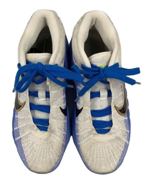 NIKE（ナイキ）NIKE (ナイキ) スニーカー　G.T. HUSTLE（G.T. ハッスル） ホワイト×ブルー サイズ:SIZE 25cmの古着・服飾アイテム