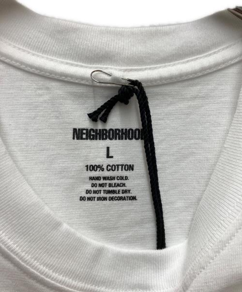 NEIGHBORHOOD（ネイバーフッド）NEIGHBORHOOD (ネイバーフッド) 長袖カットソー ホワイト サイズ:Lの古着・服飾アイテム